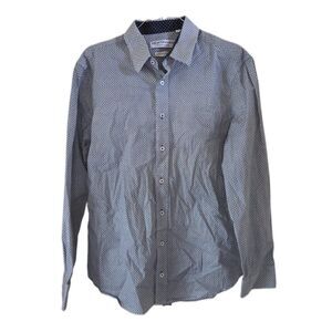 Nick Graham Everywhere Stretch Modern Fit Patterned Long Sleeve Shirt